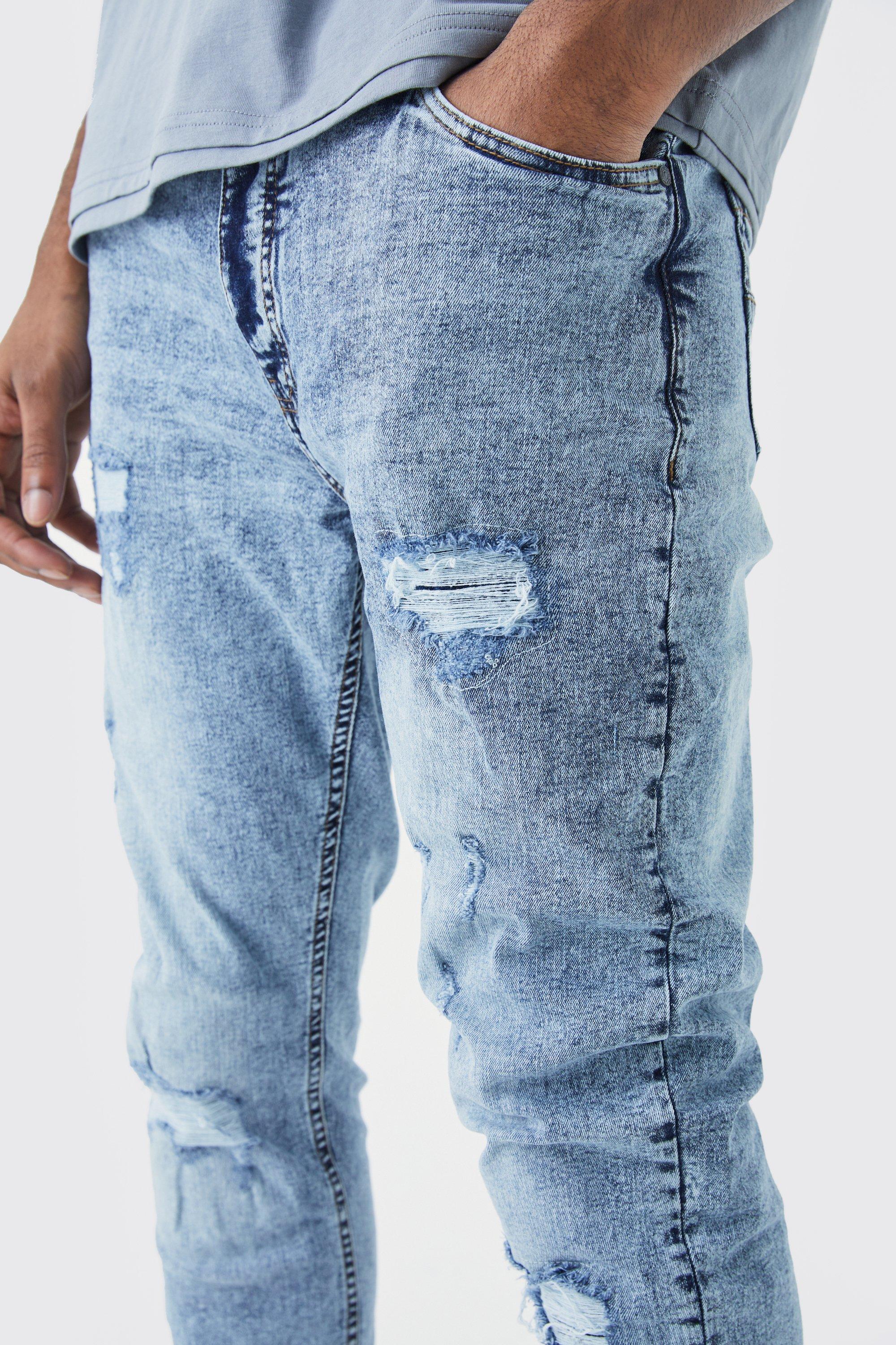 Non best sale distressed jeans